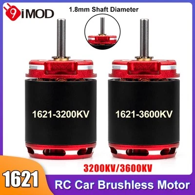 9IMOD 1621 Brushless Motor 3200KV/3600KV For 1/24 1/18 RC Axial SCX24 TRX4M Cars - Image 1 of 4