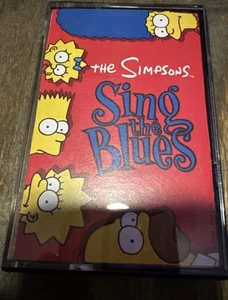 1990 The Simpsons Sing The Blues Cassette Tape Do the Bartman Bart Homer Lisa - Picture 1 of 3