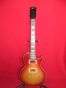 Gibson 2023 USA Cherry Burst Flamed Les Paul Standard Faded Body & Neck - Picture 1 of 9