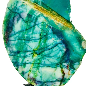 Vena Azul Skaggs Jaspe Roca Antiguo Stock Oregón Losa Rebanada Piedra Cabbing Áspero - Imagen 1 de 8