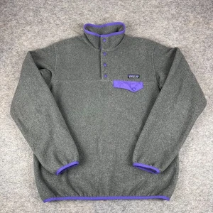 Patagonia leichter Synchilla Snap-T Pullover 25455 grau Damen Medium M * - Bild 1 von 14