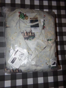 New Pottery Barn Teen Medium Harry Potter Hogwarts Christmas Flannel Pajamas - Picture 1 of 3