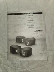 Bose 201 and 301 Series V Direct Reflecting Speakers Owner's Guide - Picture 1 of 10