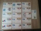 16 First Day Letters Flag Series UN/United Nations!!! See Scan!!!
