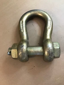 SWL25T Crane Lifting Rigging Heavy Duty 1-1/2" Dia Steel Clevis Shackle - Picture 1 of 5