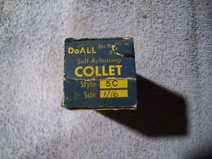 Nuevo Pinza Autoliberación DOALL Estilo 5C Talla 1/16 - Imagen 1 de 2