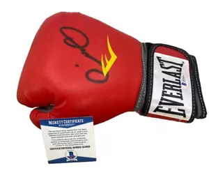 GUANTE DE BOXEO EVERLAST FIRMADO AUTÓGRAFO OSCAR DE LA HOYA CERTIFICADO DE AUTENTICIDAD BECKETT - Imagen 1 de 5