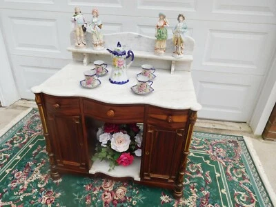 LAVABO SUPERIOR DECORATIVO VICTORIANO DE MÁRMOL DE PALISANDRO Foto 1 de 4