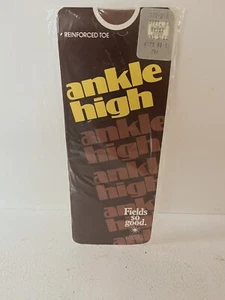 vintage unopened ankle high reinforced toe pantyhose size 81/2-11 - Picture 1 of 3