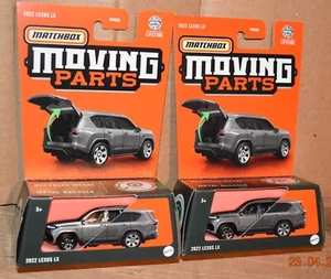 Matchbox 2022 LEXUS LX MOVING PARTS LOT OF 2 NEW - Picture 1 of 7