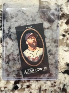 2017 Topps Allen Ginter X Mini SP Karte Atlanta Braves Matt Kemp #195 - Bild 1 von 1