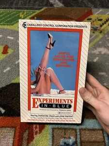 Experiments In Blue Rare Hard To Find Big Box Erotic 1981 Vhs - Picture 1 of 7