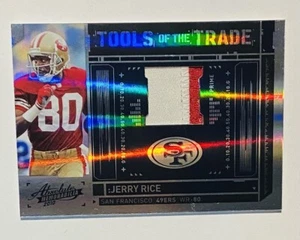 2010 Absolute Memorabilia Tools of the Trade Jerry Rice 31/50 Jersey 2 Color - Picture 1 of 7