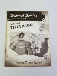 50s Industrial Training Institute Chicago TV,  Radio, Microphones  Manual #87 - Picture 1 of 3