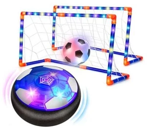 Hover Soccer Ball Set with 2 Light-Up Goals, Soccer Ball Game Toys for 3 4 5 - Picture 1 of 8