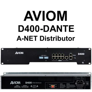 AVIOM D400-DANTE Personal Audio Mixer A-Net Distribution - Picture 1 of 4