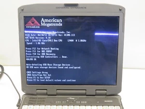 General Dynamics GD8000 Intel Core 2 Duo L9400 1.86 GHz 4 GB NO HDD No Batt - Picture 1 of 7