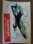 Vintage MD BLOOM BROS SAMPSON AIR FORCE NY JET  travel water transfer decal 