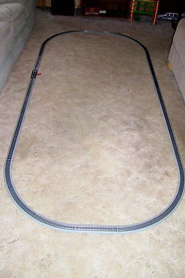 (112) BACHMANN ESCALA HO, 48 X 100 ENORME!!! 18"R EZ TRACK NÍQUEL SIL RIEL + BONUS Foto 1 de 3