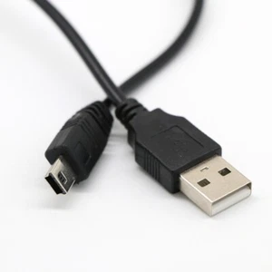 1M USB Cable for Play-Station 3 PS3 Controller Charger Black 1pcs - Picture 1 of 3