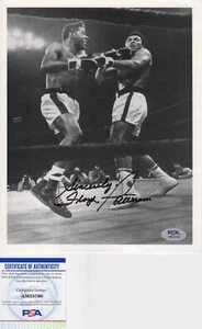 FOTO PSA FLOYD PATTERSON (DESGARRADO) CAMPEÓN MUNDIAL INSCRITA DE COLECCIÓN ""THUMPING ALI - Imagen 1 de 1