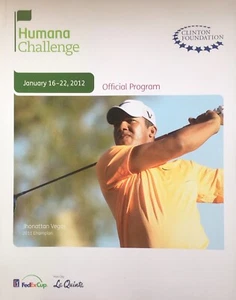 Palm Springs CA Humana Challenge  2012 Golf Program PGA Jhonattan Vegas  - Picture 1 of 1