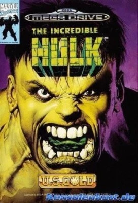 SEGA Mega Drive Spiel - Incredible Hulk, The mit OVP sehr guter Zustand - Bild 1 von 2