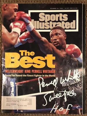 Pernell Whitaker Autographed Sports Illustrated (JSA) - Image 1 of 3