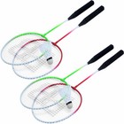 Beginners Badminton 2 or 4 Player Racket Shuttlecock Set Net Garden Game Sports