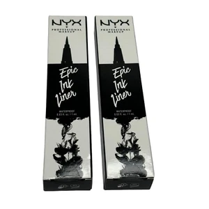Two (2) NYC Black Waterproof Ink Eye Liners New in the Boxes - Picture 1 of 5