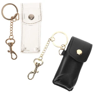 2 Stück Lippenstift Etui Schlüsselanhänger Halter Aufbewahrung Anhänger Baby - Bild 1 von 12