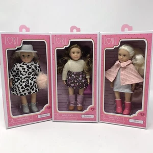 LORI Battat 6 Inch Doll Lot of 3 Friends Lot Brinne, Aviana, Eliz - Picture 1 of 8