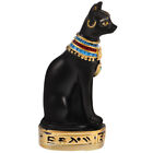 Ägyptische Katze Gott Ornament Tisch Dekor Harz Veranda