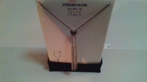 Sterling Silver Adjustable Tassel Necklace - Picture 1 of 6