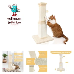 32 Inch Cat Scratching Post for Adult Cats and Kittens - Sisal Scratcher Prot... - Picture 1 of 8
