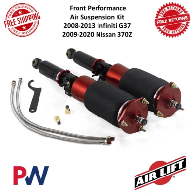 Air Lift 75521 Front Performance Air Suspension Kit Fits 08-13 G37 & 09-20 370Z - Image 1 of 4