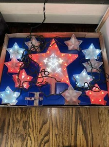 Vintage 1990 Mr. Christmas Shooting Stars 12 Stars Color Changing 16 Speeds - Picture 1 of 1
