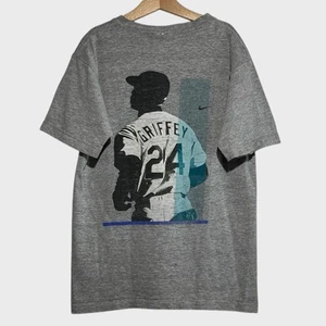 Camiseta De Colección Nike Ken Griffey Jr. Seattle Mariners Gris MLB Juvenil Mediana - Imagen 1 de 5