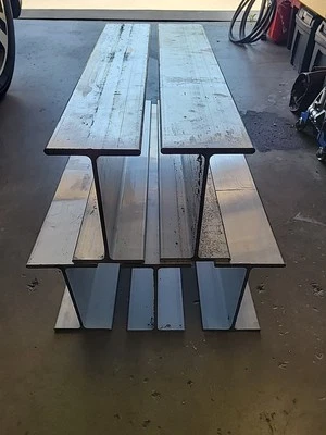 8 «x 4 1/2» x 0,22» алюминиевый I-Beam 6061 T6 квасцов 24» длина * Бесплатная доставка * я луч - Изображение 1 из 4