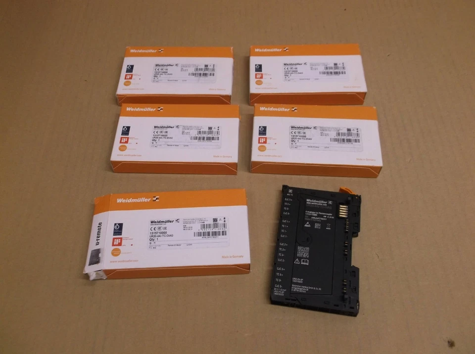 UR20-4AI-TC-DIAG Weidmuller NUEVO en caja PLC 4 canales entrada TC 1315710000 Foto 1 de 4