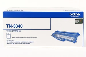 BROTHER GENUINE ORIGINAL TN-3340 BLACK Printer Toner Cartridge TN3340 *FREE POST - Bild 1 von 1