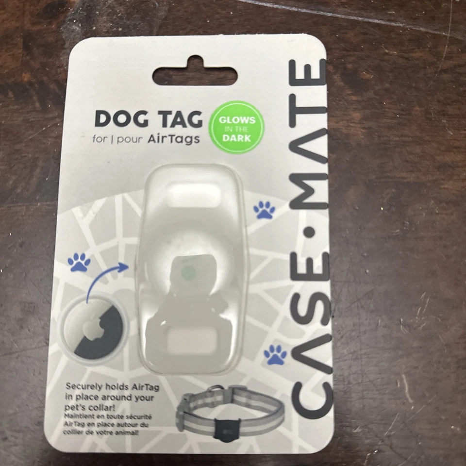 Soporte de collar Case-Mate para perro TAG para AirTag - perros / brilla en la oscuridad Foto 1 de 3