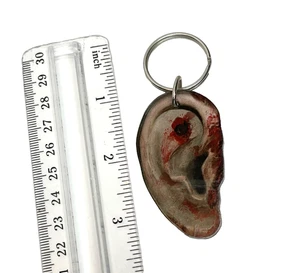 THE WALKING DEAD SURVIVAL INSTINCT ACTIVISION GAME EAR KEYRING KEYCHAIN PROMO - Picture 1 of 3