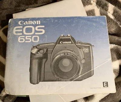 Canon EOS 650 Camera Manual - 1986 - image 1 of 2