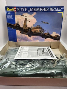 REVELL 04297 B-17F MEMPHIS BELLE MODEL WWII Bomber Plane KIT 1:48 SCALE OPEN BOX - Picture 1 of 9