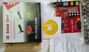 C-Media 8768 Sound Card 32 bit PCI MPC-3 FULL Duplex SRS 3D 7.1 Technology - Picture 1 of 7