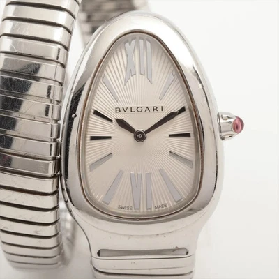 Bvlgari Serpenti SP35S SS SS QZ Silver-Face - Image 1 of 4