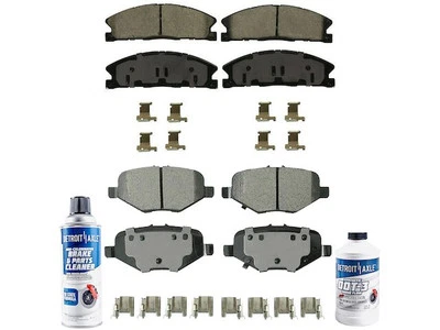 For 2013-2019 Ford Explorer Brake Pad Set Detroit Axle 39677YBPN 2018 2017 2015 - Image 1 of 2