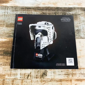 Lego Star Wars 75305 Elmetto Scout Trooper - SOLO manuale istruzioni - Foto 1 di 2