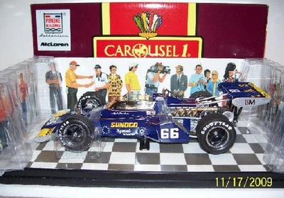 #66  MARK DONOHUE SUNOCO  1972 INDY 500 WINNER WITH L&M DECALS 1/18 CAROUSEL 1 - Image 1 of 4